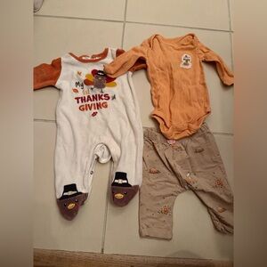 Thanksgiving Themed 3 Month Baby Bundle